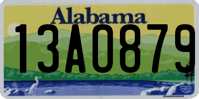 AL license plate 13AO879