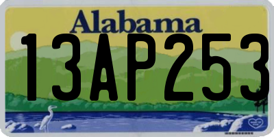 AL license plate 13AP253