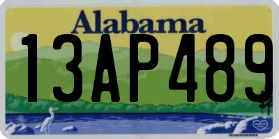 AL license plate 13AP489