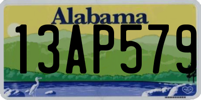 AL license plate 13AP579