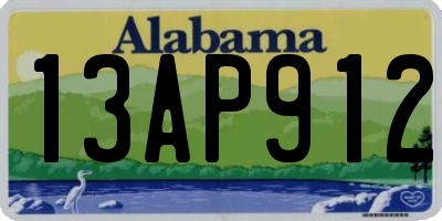 AL license plate 13AP912