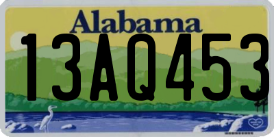 AL license plate 13AQ453