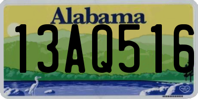 AL license plate 13AQ516
