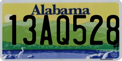 AL license plate 13AQ528