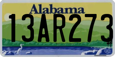 AL license plate 13AR273