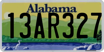 AL license plate 13AR327