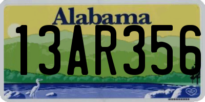 AL license plate 13AR356