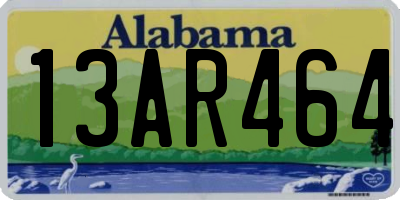 AL license plate 13AR464