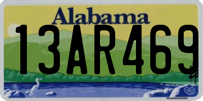 AL license plate 13AR469