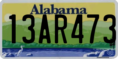 AL license plate 13AR473