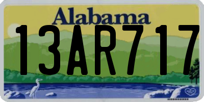 AL license plate 13AR717