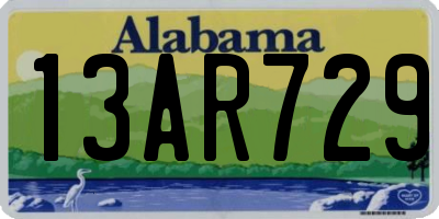AL license plate 13AR729