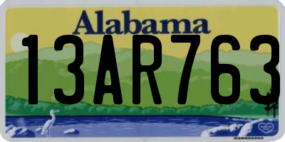 AL license plate 13AR763