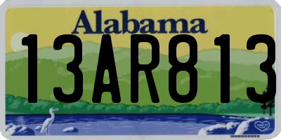 AL license plate 13AR813