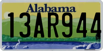 AL license plate 13AR944