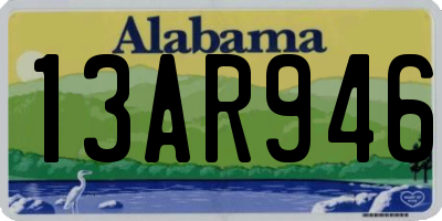 AL license plate 13AR946
