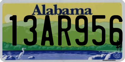 AL license plate 13AR956