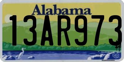 AL license plate 13AR973