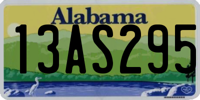 AL license plate 13AS295