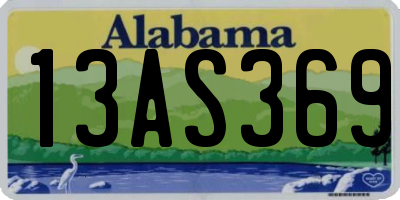 AL license plate 13AS369