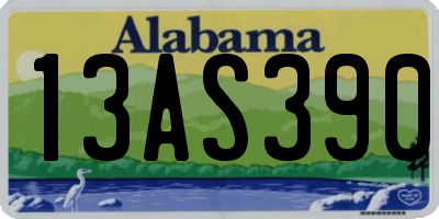 AL license plate 13AS390