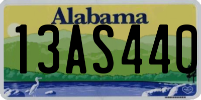 AL license plate 13AS440