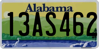 AL license plate 13AS462