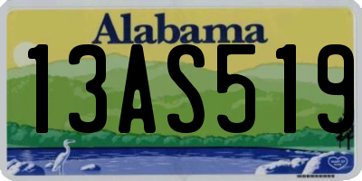AL license plate 13AS519