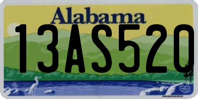 AL license plate 13AS520
