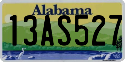 AL license plate 13AS527