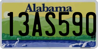 AL license plate 13AS590