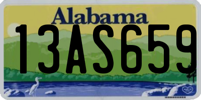 AL license plate 13AS659
