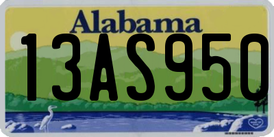AL license plate 13AS950