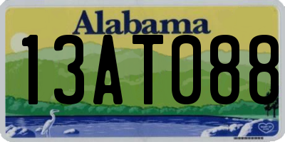 AL license plate 13AT088