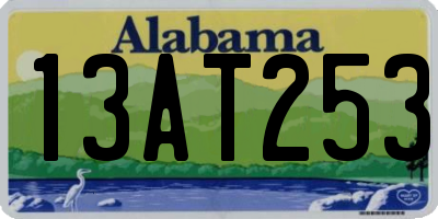 AL license plate 13AT253