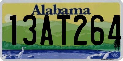 AL license plate 13AT264