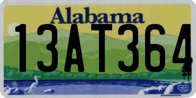AL license plate 13AT364