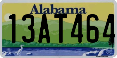 AL license plate 13AT464