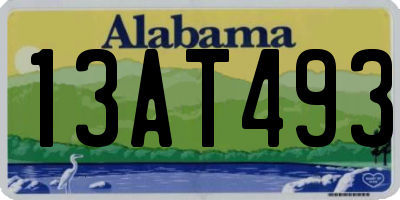 AL license plate 13AT493