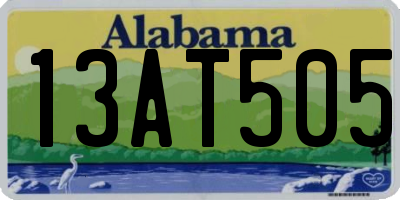 AL license plate 13AT505
