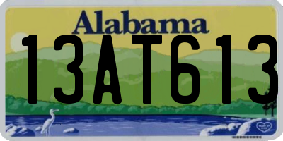AL license plate 13AT613