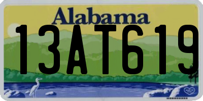 AL license plate 13AT619