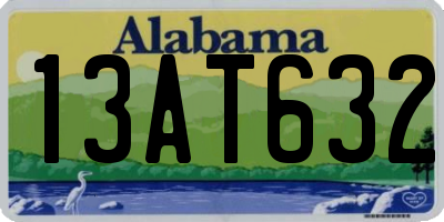 AL license plate 13AT632