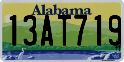 AL license plate 13AT719