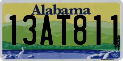 AL license plate 13AT811