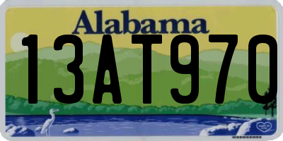 AL license plate 13AT970