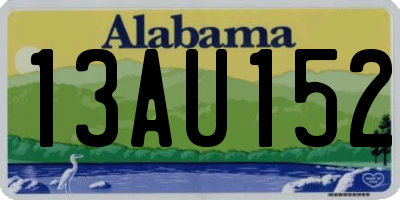 AL license plate 13AU152