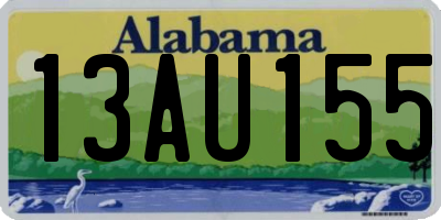 AL license plate 13AU155