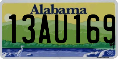 AL license plate 13AU169