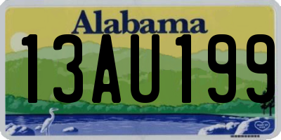 AL license plate 13AU199